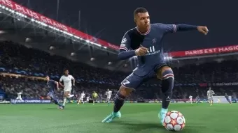fifa 22 mbappe poster 340x191  Image of fifa 22 mbappe poster 340x191