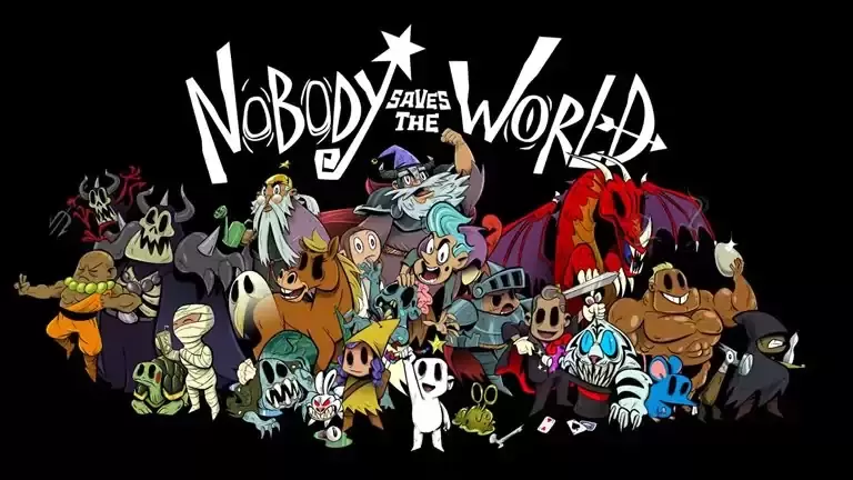 nobody saves the world game poster characters  Image of nobody saves the world game poster characters