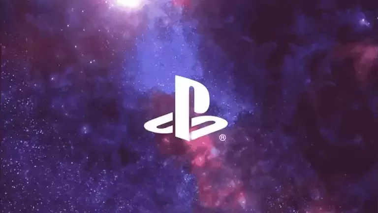 playstation logo space background 1  Image of playstation logo space background 1
