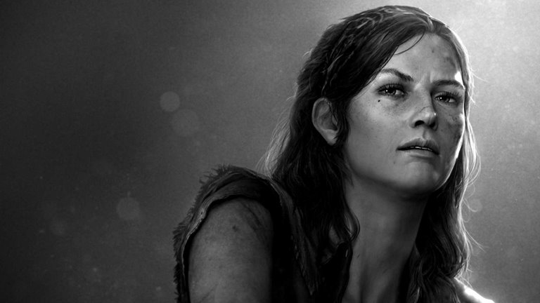 the last of us tess game black and white  Image of the last of us tess game black and white
