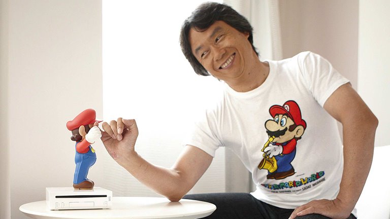 shigeru miyamoto happy mario  Image of shigeru miyamoto happy mario