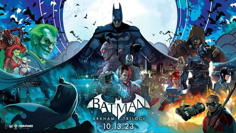 batman arkham trilogy nintendo switch release date poster  Image of batman arkham trilogy nintendo switch release date poster