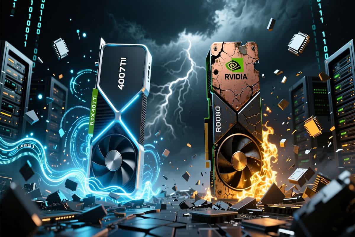 نبرد نسل‌ها: rtx 4070 با جادوی آینده در برابر rtx 3090، تایتان vram